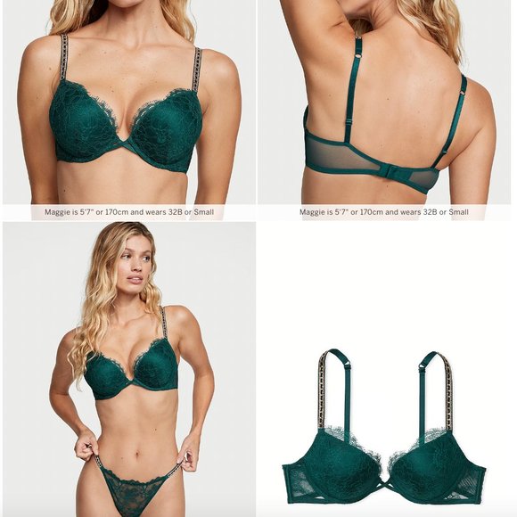 Victoria Secret - Bombshell Add-2-Cups Lace Push Up (set of 3) - Picture 2 of 4